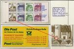 Berlin Berlin, Markenheftchen MH 12 a ZB PF VI Plattenfehler postfrisch Zählbalken -