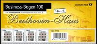 Bund Bund MiNr. 2348 Deckblatt 100er Business-Bogen Beethoven-Haus Bonn selbstklebend -