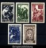 Saarland Saarland Michel Nr. 267-271 postfrisch - Volkshilfe 1949 Gemälde -