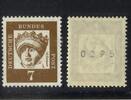 Bund Bund MiNr. 348 y R postfrisch - Rollenmarke ungerader vierstellige Nummer 0295 -