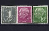 Bund Bund Heuss Zusammendruck W 18 X postfrisch aus MHB 5X -