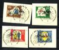 Berlin Berlin, Michel Nr. 295-298 gestempelt ESST Vollstempel - Froschkönig -