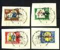 Berlin Berlin, Michel Nr. 295-298 gestempelt ESST Vollstempel - Froschkönig -