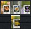 Bund Bund MiNr. 2505-2507, 2524 gestempelt Ecke Eckrand ESST / EVST BERLIN - Blumen -