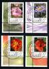Bund Bund Michel Nr. 2462-63, 2471-72 gestempelt Ecke Eckrand EVST WEIDEN Blumen -