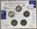 BRD Euro-Währung 5 x 2 Euro BRD 5 x 2 EURO 2009 st - ADFGJ - Saarbrücken Ludwigskirche - OVP -