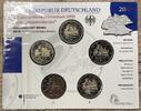BRD Euro-Währung 5 x 2 Euro BRD 5 x 2 EURO 2010 st - ADFGJ - Bremen Roland - OVP -