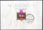 Deutsches Reich Deutsches Reich Block 10 gestempelt - Braunes Band SST MÜNCHEN-RIEM 1937 -