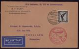 Zeppelinpost Zeppelin Brief LZ 127 (Graf Zeppelin) Orientfahrt 1929 Jerusalem Sieger 23 f -