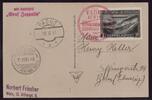 Zeppelinpost Zeppelin Postkarte LZ 127 Fahrt Vaduz-Lausanne 1931 Sieger 110 A -