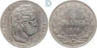 Frankreich 5 Francs Frankreich, 5 Francs, 1844 A Paris, Louis Philippe (1830-1848) -