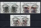 Bund Bund 2139-2141 waagerechte Paare Oberrand gestempelt Vollstempel Ersttag BERLIN -