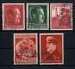 Deutsches Reich Deutsches Reich, Michel Nr. 664 / 672 / 691 / 744 / 772 gestempelt - Adolf Hitler -