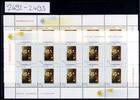Bund Bund, Michel Nr. 2492-2493 Zehnerbogen postfrisch - Weihnachten 2005 -