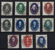 DDR DDR, MiNr. 261-270 gestempelt mit 266 a+b - Akademie der Wissenschaft -