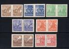 Sowjetische Zone SBZ Mecklenburg Michel Nr. 29-36 x Paare postfrisch - Kreidepapier -