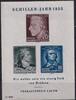 DDR DDR, Block 12 XII PF IV Plattenfehler postfrisch - Schiller Jahr 1955 -