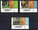 Bund Bund, Nr. 3325-3327 gestempelt ESST Eckrand - Augsburger Puppenkiste -