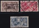 Großbritannien Großbritannien MiNr. 141-43 III gestempelt – König Georg V Britannia 1918/19 -