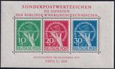 Berlin Berlin 1949 - Block 1 postfrisch - Währungsgeschädigte -