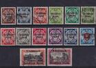 Deutsches Reich Deutsches Reich, MiNr. 716-729 gestempelt - Danzig Aufdruck -
