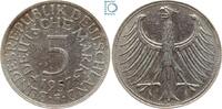 BRD Mark-Währung 5 DM 5 Deutsche Mark 1957 F - Silberadler 1951-1974 - Jaeger 387 -