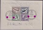 Deutsches Reich Deutsches Reich Block 5 gestempelt SST BERLIN OLYMPIA STADION - 1936 Olympische Spiele -