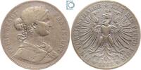 Taler & Doppeltaler Vereinstaler Freie Stadt Frankfurt - Vereinsthaler - Taler 1862 - Frauenkopf - Silber -