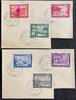 Deutsches Reich Deutsches Reich Michel Nr. 773-778 FDC - Ersttagsbriefe Kameradschaftsblock II -