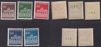 Bund Bund MiNr. 506-510 v R Rollenmarken mit ungerader Nummer postfrisch -