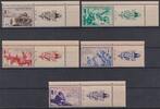 Deutsche Besetzungsausgaben 1939/45 Französische Legion, LVF, MiNr. VI-X Zf mit Zierfeld postfrisch -