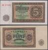 Papiergeld Deutschland 5 Mark 1948 DDR 5 Mark 1948 P11b - 7-stellige SN ... 11.26 £  +  8.67 £ shipping