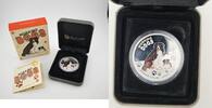 Australien und Ozeanien 1 Dollar Tuvalu 1 Dollar 2010 | Walking Dogs Border Collie | 1 Oz Unze Silber | Box + CoA -