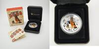 Australien und Ozeanien 1 Dollar Tuvalu 1 Dollar 2010 | Walking Dogs German Shepherd | 1 Oz Silber Box + CoA -