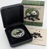 Australien und Ozeanien 1 Dollar Tuvalu 1 Dollar 2011 | Wildlife in Need: Giant Panda | 1 oz Silber | Box + CoA -
