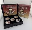 Australien und Ozeanien 5 Dollar Tuvalu 5 x 1 Dollar 2009 | The Golden Age of Piracy | 5 x 1 oz | Box + CoA -