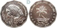 Australien und Ozeanien 50 cent Cook Inseln, 50 Cent 2004, Keeling Cocos Islands, Butterflyfisch Fisch -