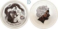 Australien und Ozeanien 1 Dollar Australien Lunar II 2012 Dragon, Privy Mark Löwe, BU - 1 Oz in Kapsel -