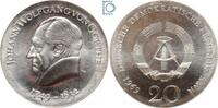 20 Mark Gedenkmünzen 20 Mark DDR 20 Mark 1969 - Johann Wolfgang von GOETHE - stempelglanz - J.1525 -