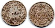 Allemagne - Deutschland - Germany 1 Mark 1909 G VF 6.07 £  +  4.25 £ shipping