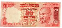 Inde - India 20 Rupees 2007 EF 1.04 £  +  4.25 £ shipping