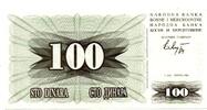 Bosnie Herzegovine 100 Dinara 1/07/1992 AU 1.30 £  +  4.25 £ shipping