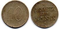 Wesserling ( Haut Rhin ) 10 Pfennig G Goetz Zum Ochsen -
