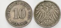 Kleinmünzen-Kaiserreich 10 Pfennig Grosser Adler -