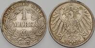 Kleinmünzen-Kaiserreich 1 Mark Grosser Adler -