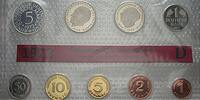 Kursmünzensätze 1 Pfennig - 5 Deutsche Mark, 10,68 DM Bundesrepublik Deutschland -