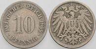 Kleinmünzen-Kaiserreich 10 Pfennig Grosser Adler -
