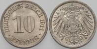 Kleinmünzen-Kaiserreich 10 Pfennig Grosser Adler -