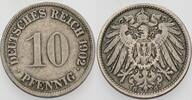 Kleinmünzen-Kaiserreich 10 Pfennig Grosser Adler -