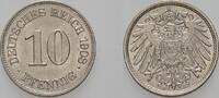 Kleinmünzen-Kaiserreich 10 Pfennig Grosser Adler -